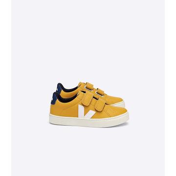 Kids' Veja ESPLAR CHROMEFREE Shoes Yellow | ZA 724JPQ